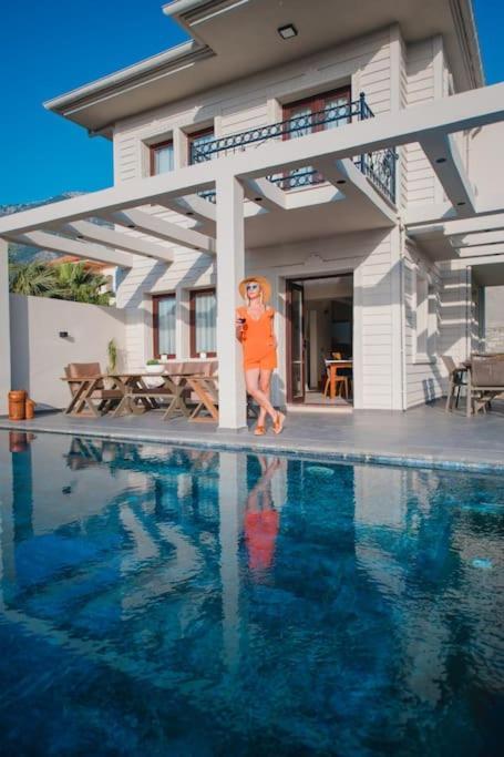 Havuzlu Korunakli Jakuzili Villa Fethiye Dış mekan fotoğraf