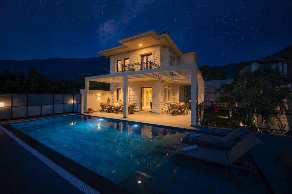 Havuzlu Korunakli Jakuzili Villa Fethiye Dış mekan fotoğraf