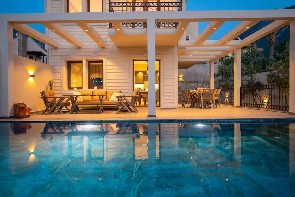 Havuzlu Korunakli Jakuzili Villa Fethiye Dış mekan fotoğraf